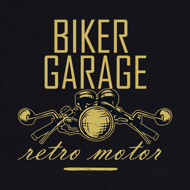 Biker garage by Conqcreate Design